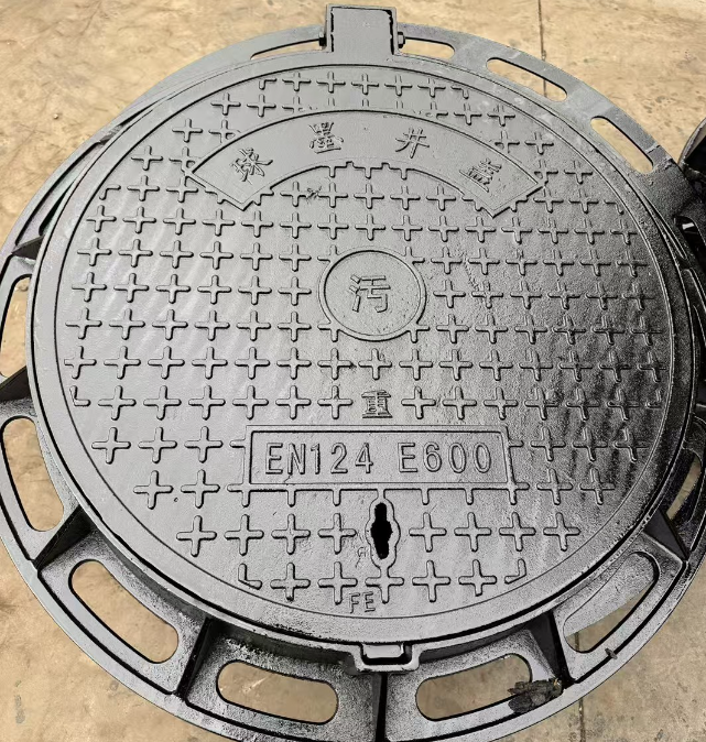 景德镇球墨铸铁五防井盖展示